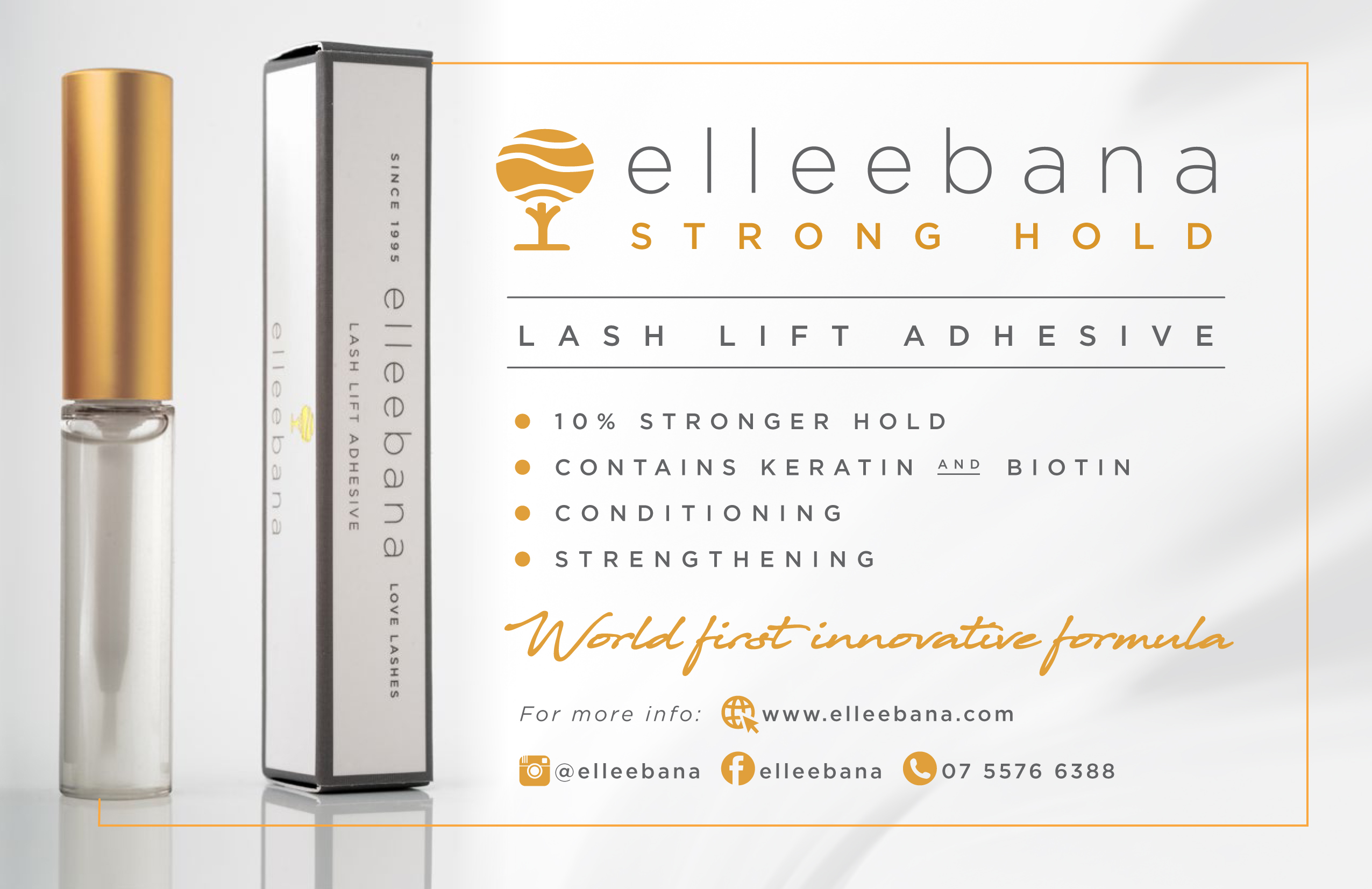 elleebana strong hold the revolutionary lash lift adhesive ex